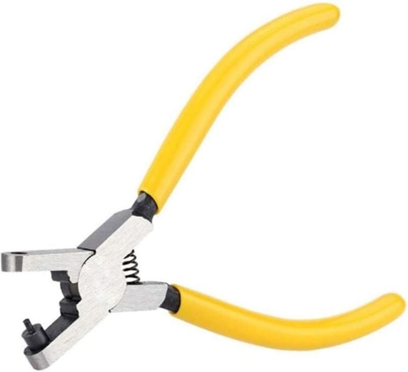 Perforatrice pour bracelet de montre - Avec poignée en vinyle jaune - Lntyq