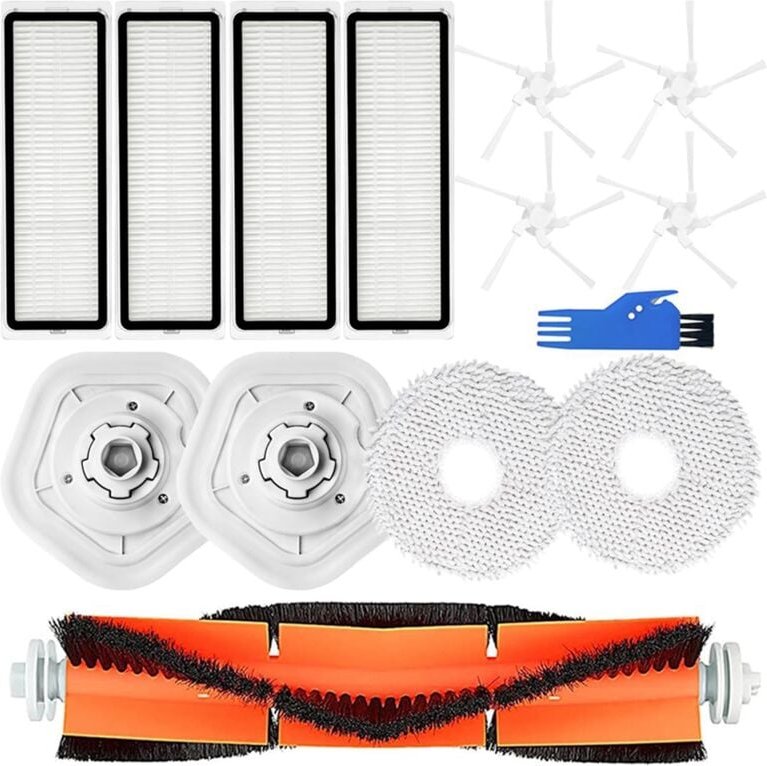 Für W10/W10 Pro Wichtigsten Seite Pinsel Mopp Tuch Hepa-Filter