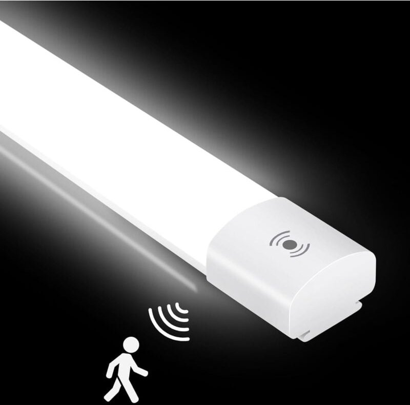 Led Deckenleuchte Feuchtraumleuchte mit Bewegungsmelder 60cm 20w