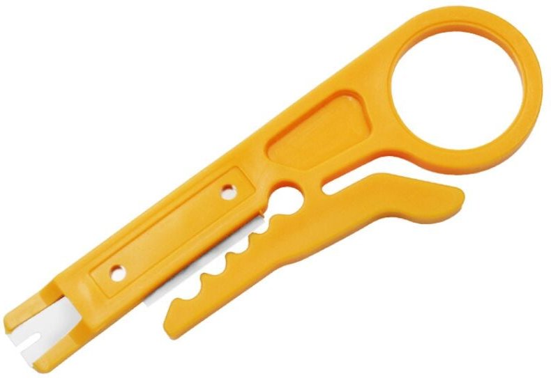 Lntyq - RJ45-Kabelabisolierer, elektrisch, von Cable Stripper / 110 Style Punch Down IDC-Werkzeug für lan idc RJ11 Cat5 ...