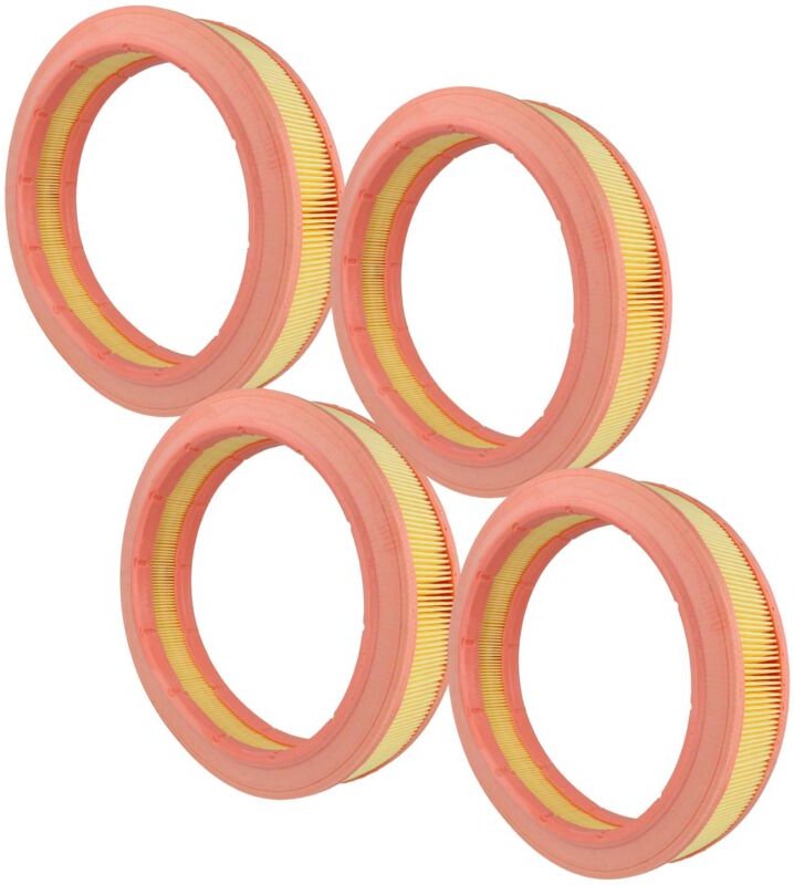 4x Filterelement kompatibel mit Festool ct 17 e, cp 170 ev, cp 320 e, ct 17 ev Akku-Staubsauger - Feinstaubfilter - Vhbw