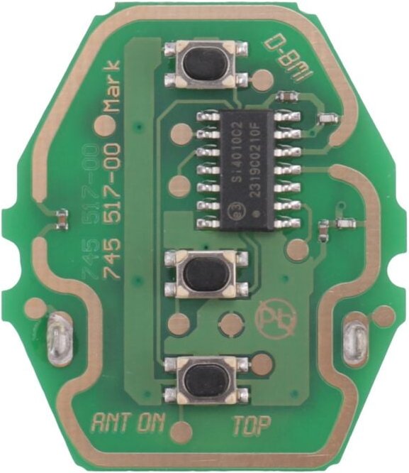 3-Tasten-Fernsteuerplatine für AutoschlüSsel 315 MHz / 433 3 5Er E46 E39 EWS Ohne SchlüSselschale