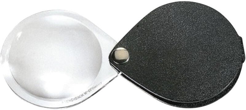Thumbnail - Eschenbach - 1740530 Leder-Einschlaglupe Vergrößerungsfaktor: 6 x Linsengröße: (ø) 30 mm Schwarz