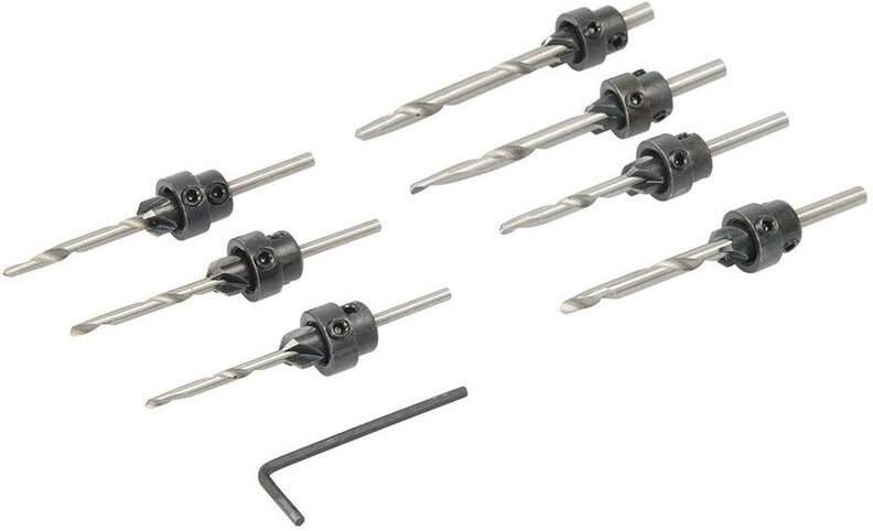 Senkloch-Holzbohrer, 7-tlg. Satz 3–6 mm