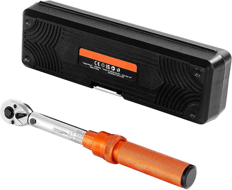 Mophorn - Klick-Drehmomentschlüssel mit 1/4 Zoll Antrieb 2,3–22,6 N.m, Zweiwege-Drehmomentschlüssel-Set mit Zweibereichs...