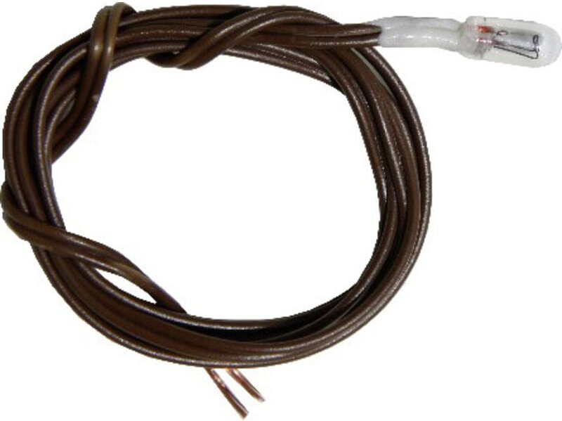 Beli-beco - 2216 Subminiatur Glühlampe 16 v 0.8 w Anschlusskabel Klar 1 St.