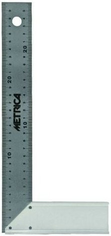 Zimmermannswinkel aus rostfreiem Stahl 400 mm - 29221 - Metrica