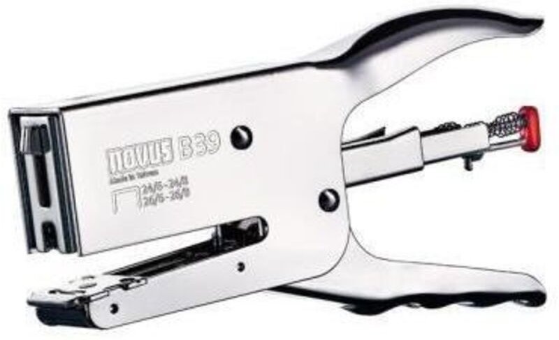 Heftzange B 39 24/6 24/8 26/6 26/8 fest/lösbar 50 Bl. (80 g/m²) Metall chrom