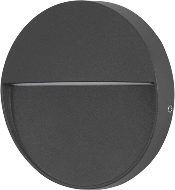 Nod Round - Foco led Exterior IP65 de Superficie para Pared. Lámpara de Pared para Señalizar Caminos Escaleras y Rod - F...