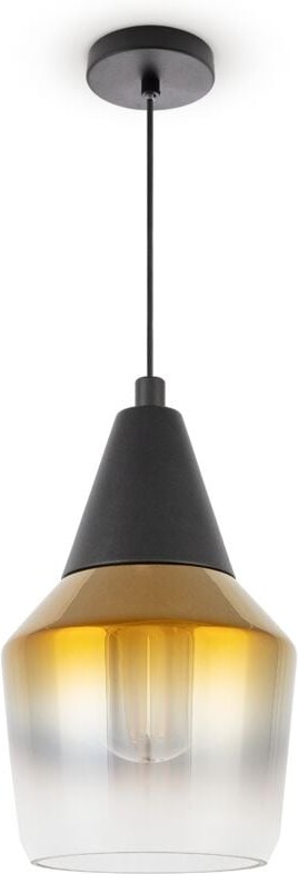 Paco Home - Pendellampe Hängelampe Glas Lampenschirm Vintage Esszimmer Modern E27 Gold, Typ 4