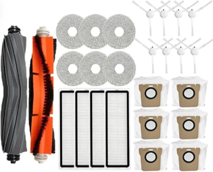 Hauptseitenbürste Hepa-Filter Mopp Staubbeutel