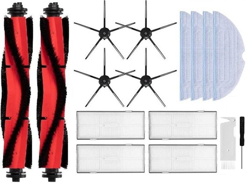 HEPA-Filter Haupt-/Seitenbürste Wischtücher für Xiaomi Roborock S7/S70/S7Max/S7 MaxV Ultra/T7S Plus Kit Staubsauger,A