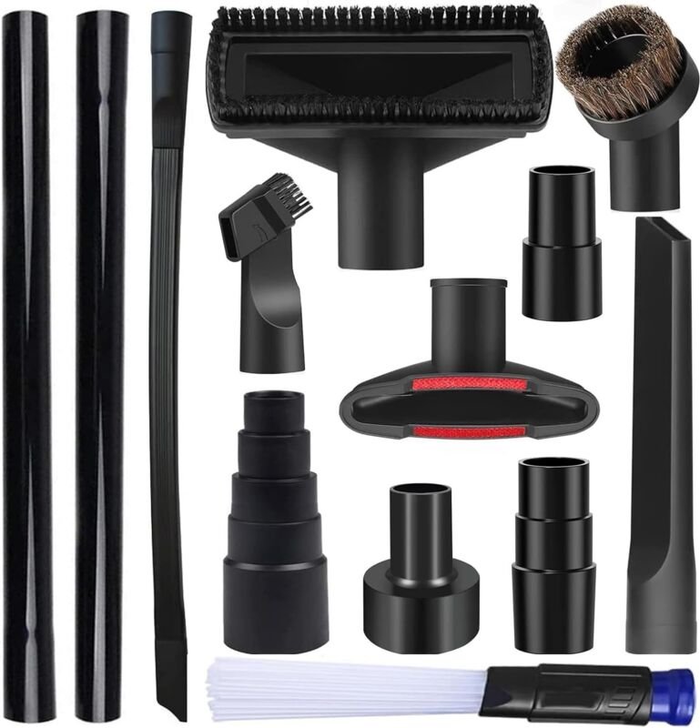 13-teiliges Set passend für den Philips Midea Staubsauger, Flachdüse, Rundbürstenkopf, 32 universelle Zubehörteile