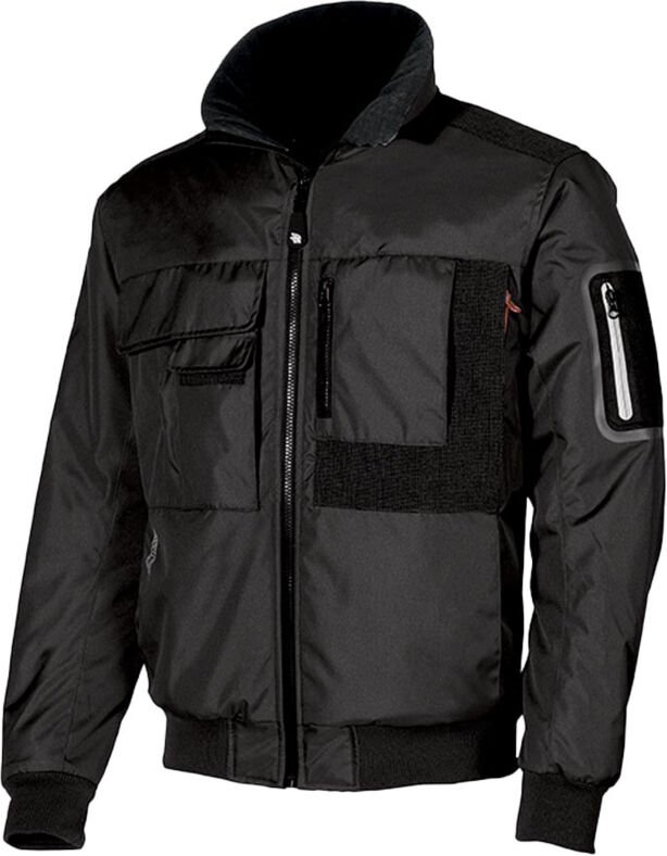 Robuste Arbeitsjacke mit abnehmbaren Ãrmeln mate - Schwarz 3XL