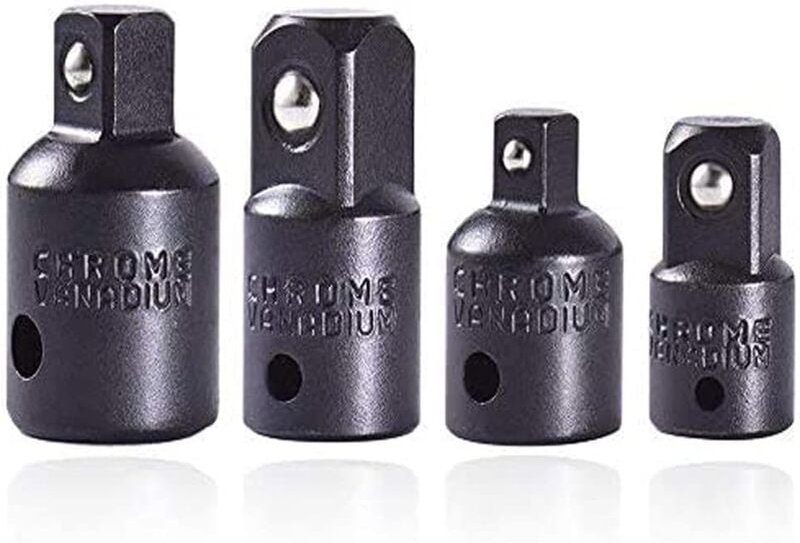 Thumbnail - Dolaso - 4 Stück für Ratschenschlüssel 1/4 Zoll, 3/8 Zoll, 1/2 Zoll Inbusschlüssel-Adapter, Steckschlüssel-Adapter, Stec...