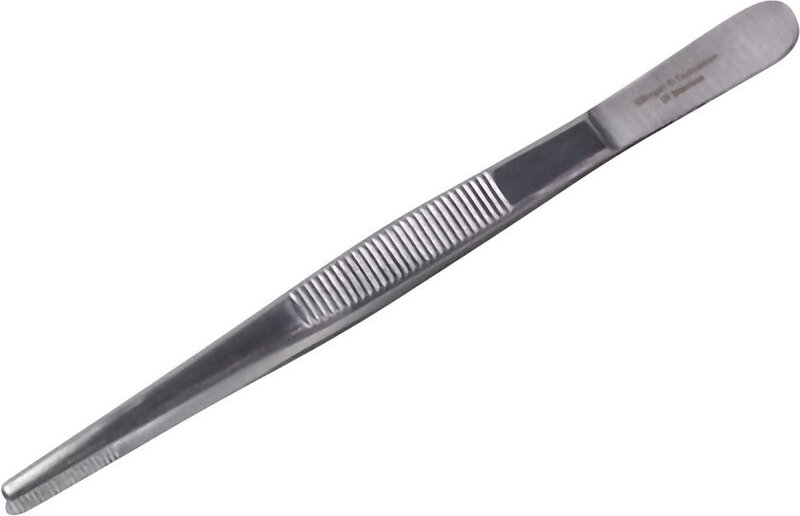 2002210 Anatomische Pinzette Flach-rund 140 mm - Söhngen