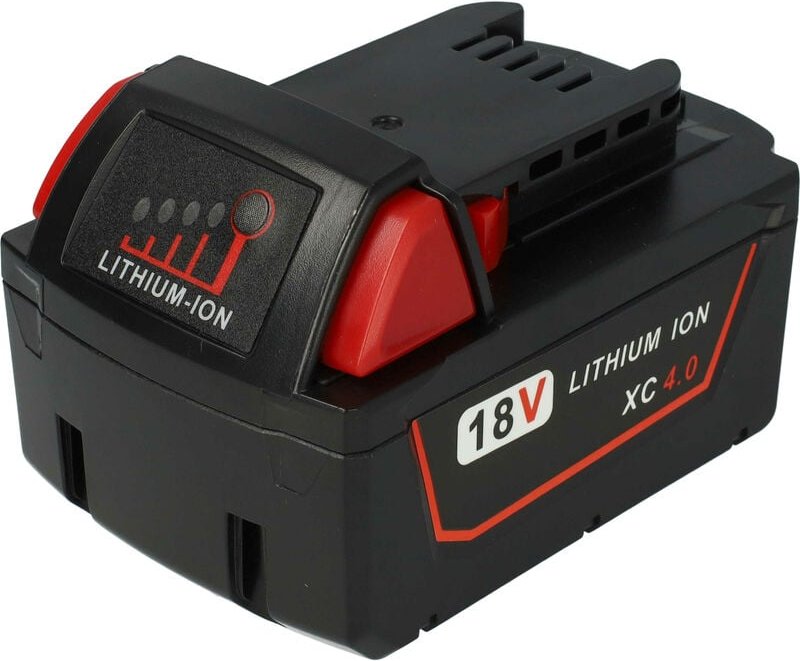 Thumbnail - 1x Akku kompatibel mit aeg / Milwaukee HD18 h, HD18 bs, HD18 ag, HD18 dd, HD18 cs, C18 pd Werkzeug (4000 mAh, Li-Ion, 18...