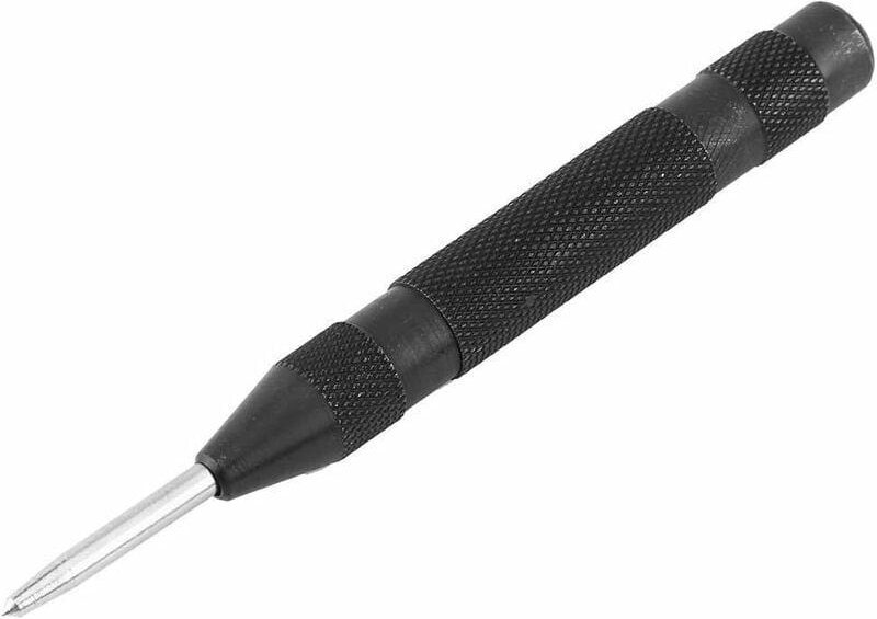 ZVD-1 Pcs Automatische Center Punch Einstellbare Kraft Schwarz Stahl Bohrer