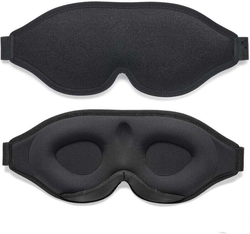 Nulldruck-Schlafmaske – ergonomisches 3D-Design, Nickerchen, Meditation, Reisen, Blackout für Männer und Frauen. Ultrawe...