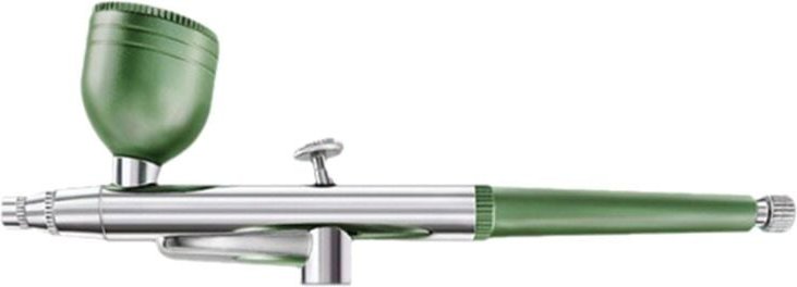 Tragbare Single Action Airbrush 0,3 mm DüSen Stift für Modell Kuchen Nagel Auto Malerei Beauty Inkjet-GrüN