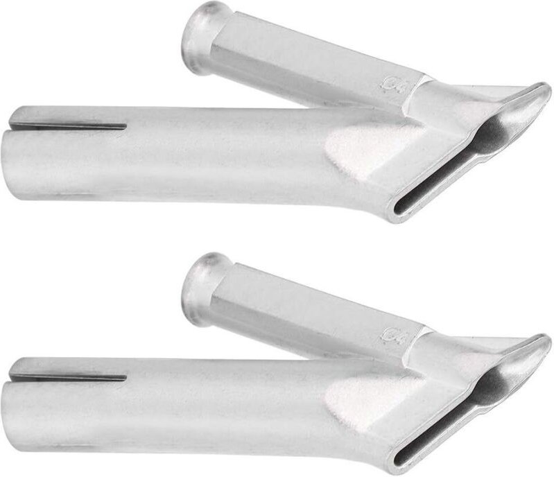 2 Stück runde Schweißdüse, Edelstahl-Schweißbrennerzubehör zum Löten