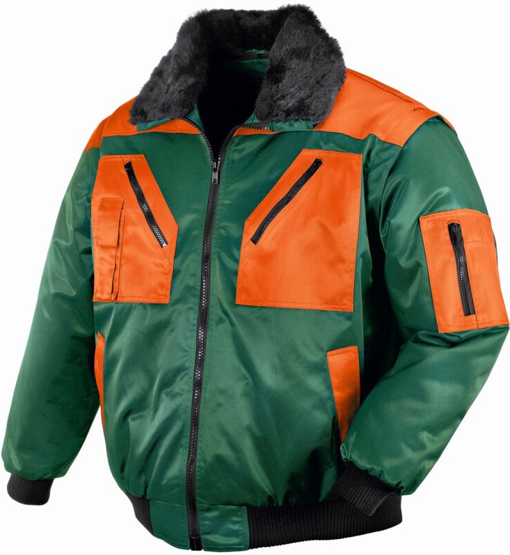 Pilotenjacke oslo teXXor 4178 grün/orange Gr.L