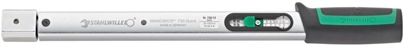 Stahlwille - Drehmomentschlüssel 730/12Q 25-130 Nm, 14 x 18 mm, auslösend