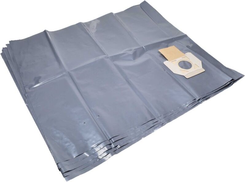 vhbw 5x Entsorgungsbeutel Ersatz für Makita P-70306 für Staubsauger - 37,7cm x 21,2cm Grau