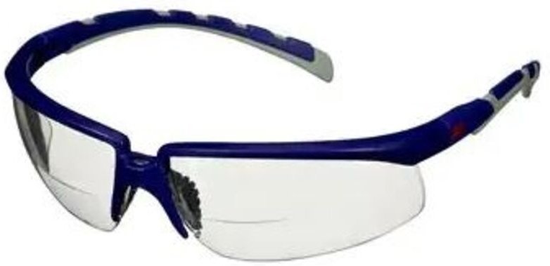 3M - S2020AF-BLU Schutzbrille mit Antibeschlag-Schutz, mit Antikratz-Schutz Blau, Grau en 166 din 166