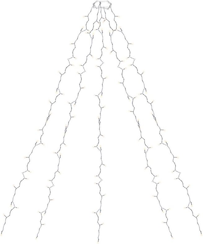 Licht Kette Dekoration led Beleuchtung Kunststoff Außen Innen Bereich Doppel Timer Nordlux 67930300