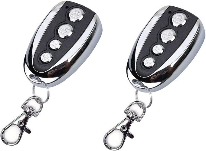 Mumu - 2 x Handsender 433 MHz Garagentor-Fernbedienung, kompatibel mit den Modellen Nice Flor-S, ditec, einfache Einstel...