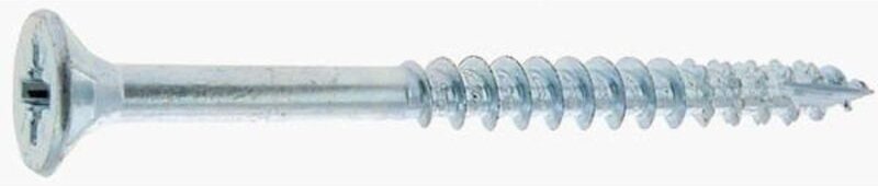 Ultima Holzschraube Zink Weiß 70 mm 250 Stück