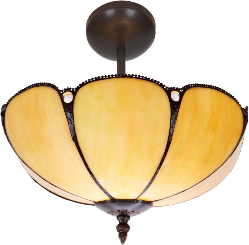 Niedrige Deckenleuchte, Durchmesser 30 cm, Virginia-Serie