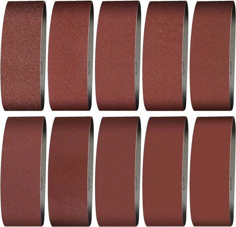 Schleifband 100X915 mm - Körnung 240/60/80/120/150/240/400 Schleifband zum Schleifen, Polieren und Entstauben, Ideal für...