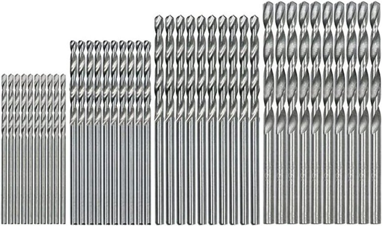 Tlily - 40 StüCk 0,5 Mm-2,0 Mm Mini Bohrer Bit Set mit Geradem Schaft Winzige Kleine Vollgeschliffener hss Spiral für Di...