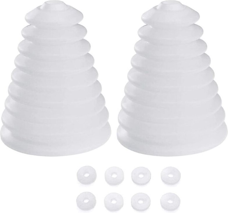 Csparkv - Staubschutz für Elektrowerkzeuge, 2 Stück, Bohrstaub-Kollektor, Gummi-Staubschutz, Bohrstaub-Kollektor, Zubehö...