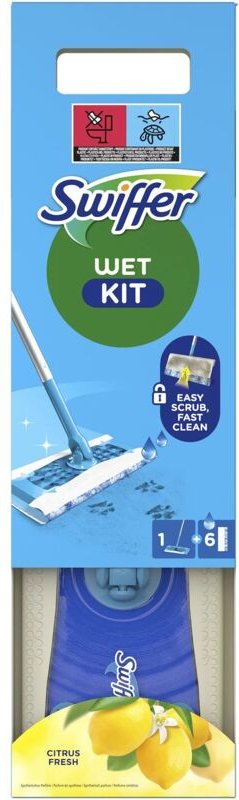 Starter kit 1 cleaning mop 6 moist ones