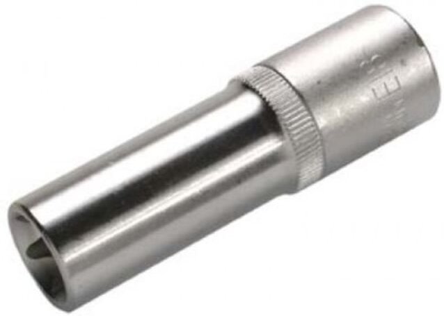 Bgs Technic - Steckschlüssel-Einsatz E-Profil, tief Antrieb Innenvierkant 12,5 mm (1/2') sw E18