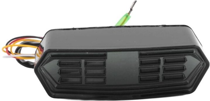 Tlily - Motorrad-Bremsrücklicht mit Blinkern für Grom MSX125 CB650F CB650R CBR650F CTX700N, getönte Linse