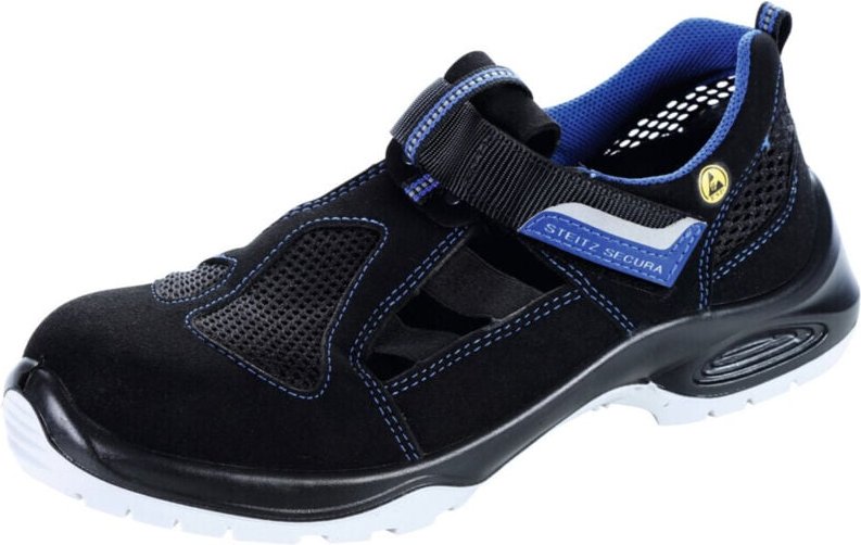 Sandale schwarz al 711 plus esd, S1 nb, EU-Schuhgröße: 45 - Steitz Secura