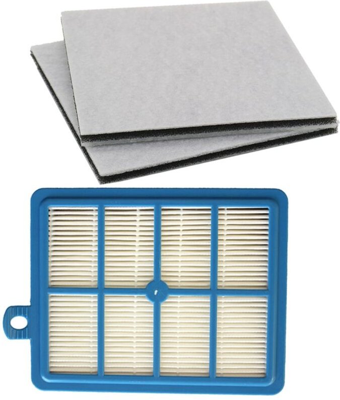1 StüCk Hepa Filter + 2 Motor Baumwolle für EFH12W AEF12W FC8031 EL012W FC9080 FC9088