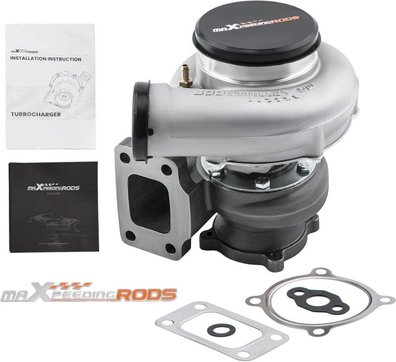 NEW GT35 GT3582 Turbolader T3 Flansch A/R .63 0.7 passend 4/6 Zylinder 3.0L-6.0L