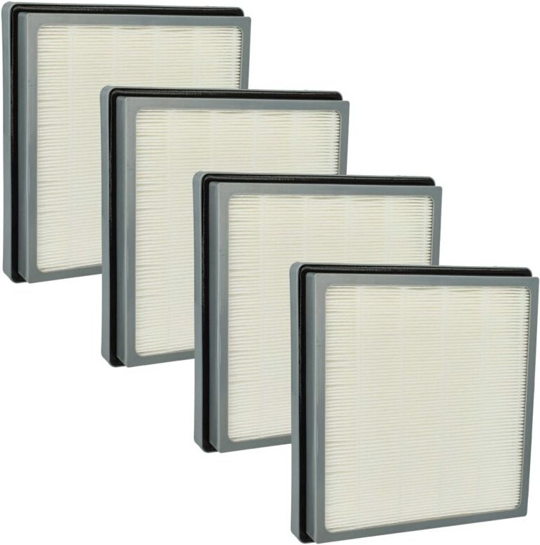 vhbw 4x Staubsaugerfilter kompatibel mit Nilfisk GD 1000, Family+, CDF 2050, CDF 2040, GD 1005 Staubsauger - HEPA Abluft...