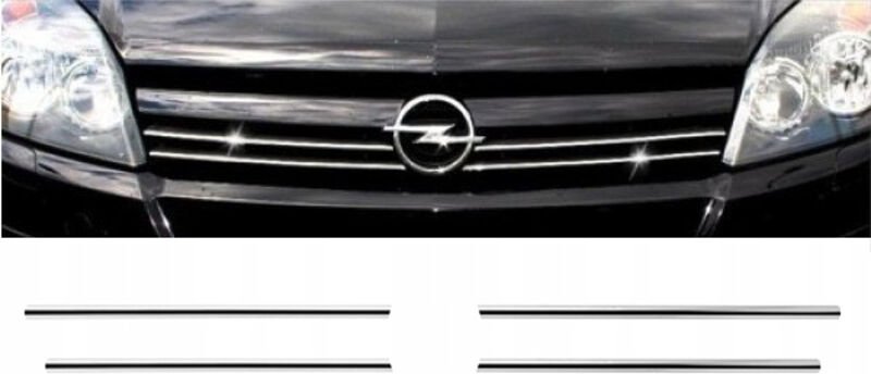 OPEL ASTRA H MK V Chromgrill Zierleiste Tuning
