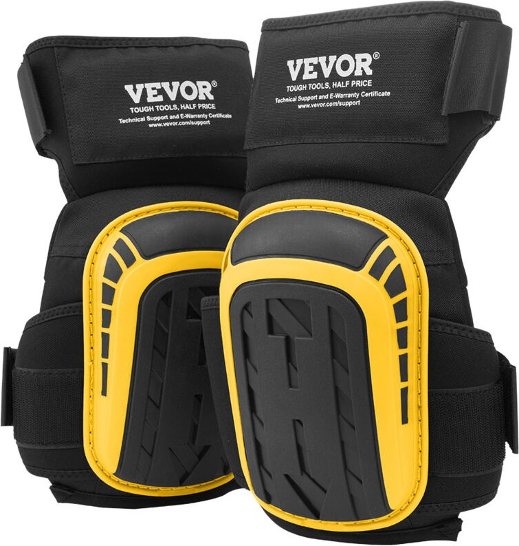 VEVOR Knieschoner 30x20x7cm, verlängerte, Knieschützer mit 2 Verlängerungsgurten, Fliesenleger aus Schaumgel, Knieschutz...