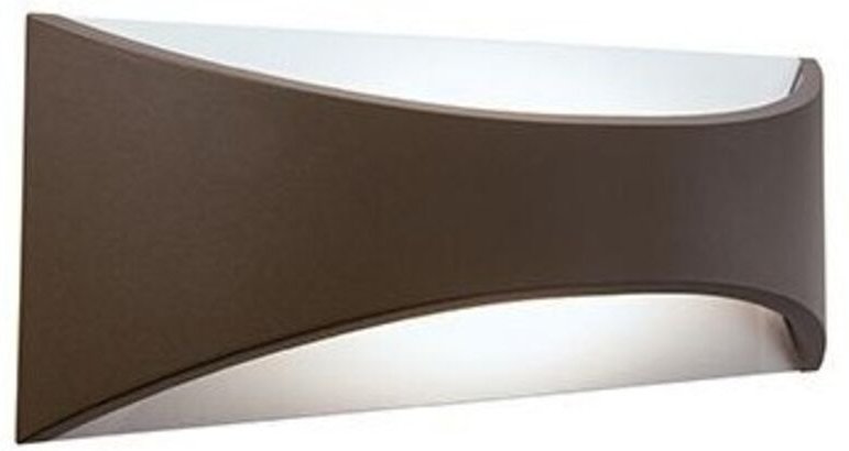 Moon große braune LED-Wandleuchte 12W 4000K IP65 99108/27 - Sovil