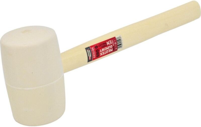 Hammer Awtools Gummi weiß Holzgriff 900g