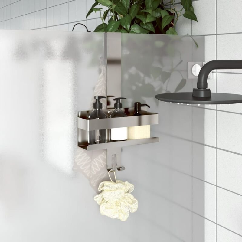 Duschcaddy Hängend Gebürsteter Edelstahl 304 Vidaxl