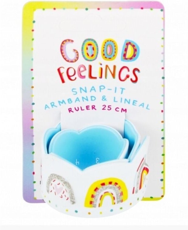 GOOD FEELINGS Roll-Up Lineal Armband 25 cm