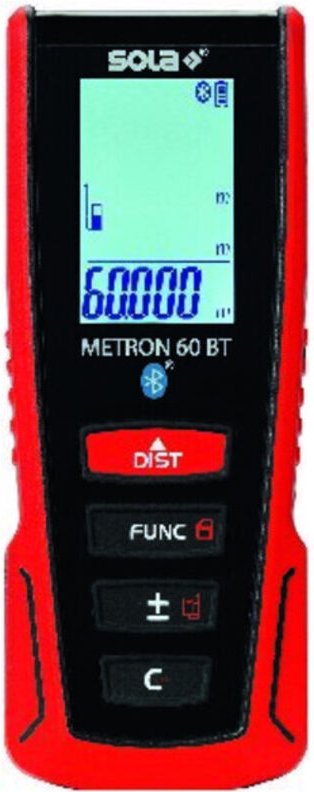 Sola - Laser-Entfernungsmesser metron 60 bt inklusive Zubehör